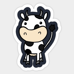 The Cow Sticker